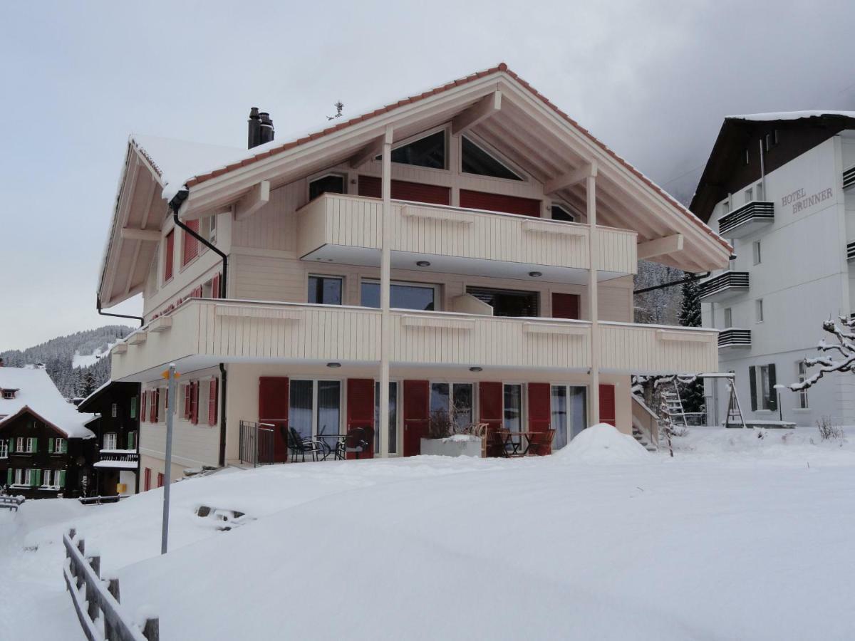 Chalet Brunner Penthouse Wengen Exterior photo
